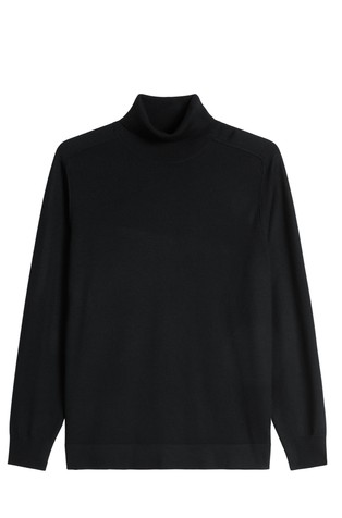 Turtleneck sweater in merino wool