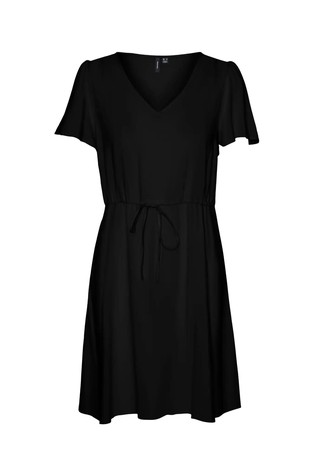 VMEASY short-sleeved dress in viscose