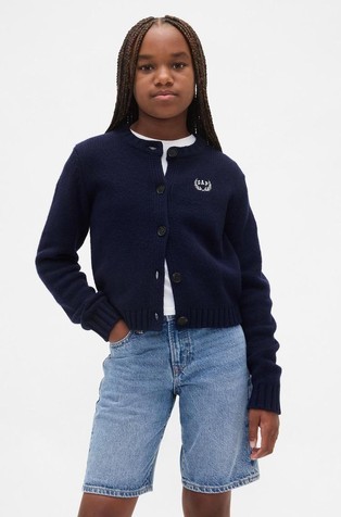 Gap logo kardigan za djevojčice