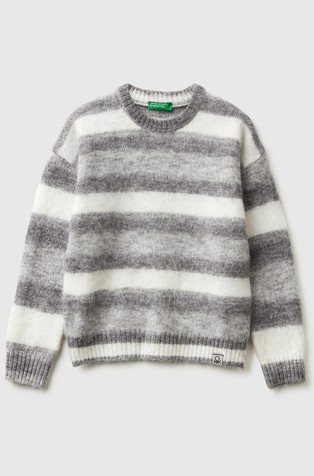 Pleten pulover od mješavine s vunom i alpakom