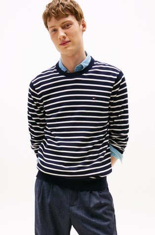 Pleten pamučni pulover