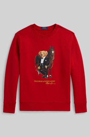 Lunar New Year Polo Bear pulover