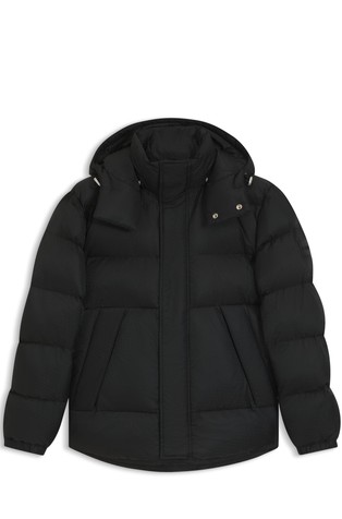 Vodoodbojna prošivena jakna sa žakard uzorkom monograma