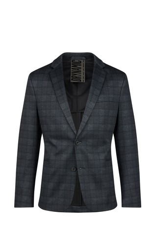 Pripijen kariran jersey sako