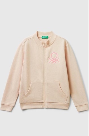 Pamučni pulover sa svjetlucavim logotipom