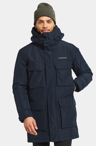 Drew vodootporna podstavljena parka s kapuljačom