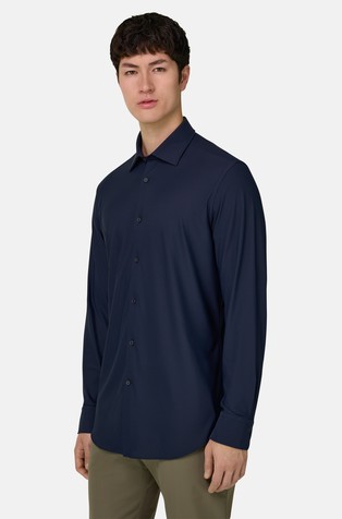 Slim Fit Stretch Nylon Shirt
