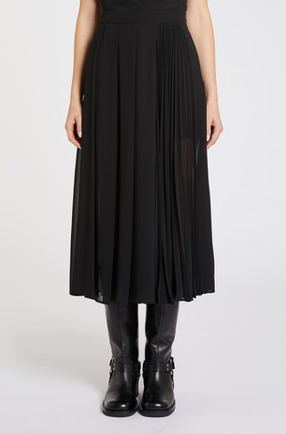 ART.365 duga suknja od tila s plisiranim naborima