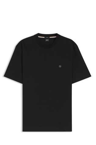 Majica od merceriziranog pamuka s dvostrukim monogramom B