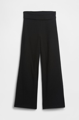 Zvonaste tajice s uvrnutim obrubom oko struka za djevojčice