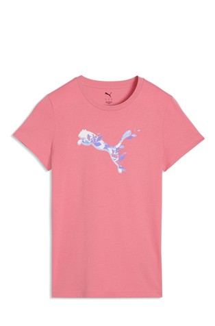 Majica kratkih rukava s cvjetnim logo otiskom