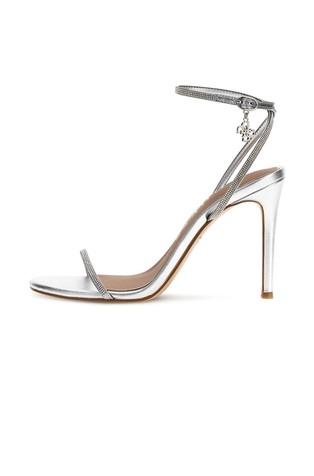 Charmer Strappy Heel Sandals with Rhinestones