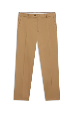 Straight-fit trousers in stretch cotton