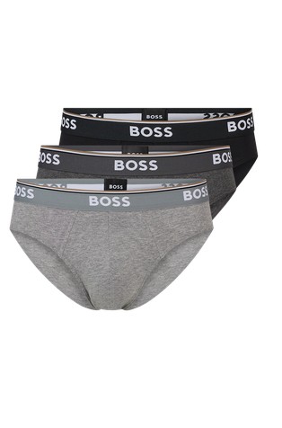 Paket od 3 para pamučnih gaća s logo obrubom