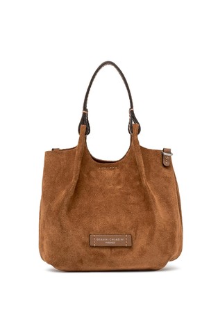 Dua mini suede shoulder bag