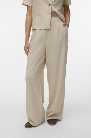 VMMYMILO hlače od mješavine viskoze i lana