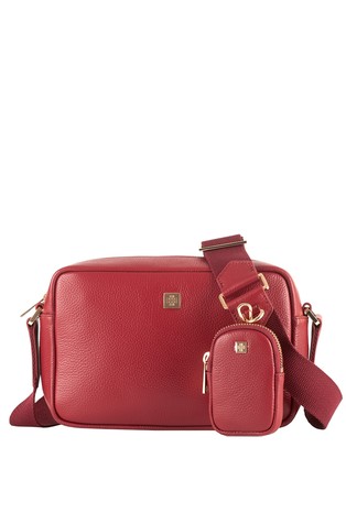 Billy kožna torbica za nošenje preko ramena s dodatnom mini torbicom