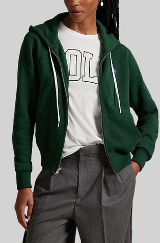 Pulover s kapuljačom i flisiranom unutrašnjošću