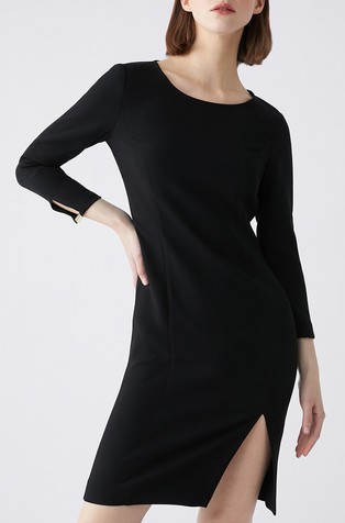 Kratka haljina dugih rukava