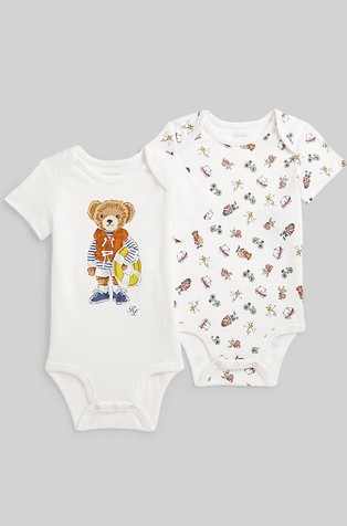 Polo Bear paket od 2 pamučna bodija