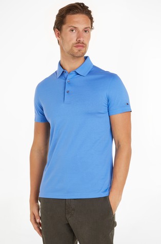 Slim fit polo majica od merceriziranog pamuka