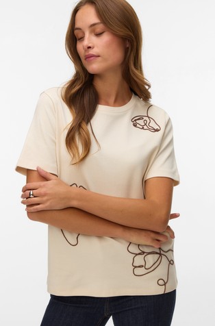 VMIRENE Cotton T-shirt with print