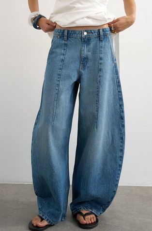 TSMATHILDE barrel fit jeans hlače