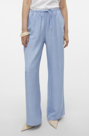 VMMELANEY hlače s visokim strukom