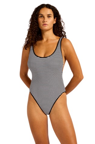 Clubhouse prugast jednodijelni kupaći kostim