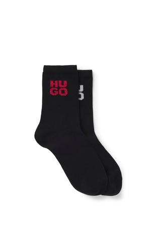 Paket od 2 para čarapa sa sjajnim logotipima