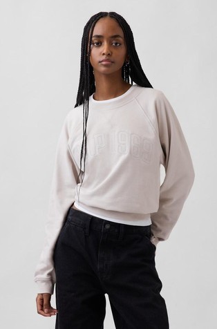 French Terry Raglan Logo Sweatshirt