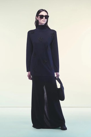 Joanne knitwear with rhinestones and back cut-out