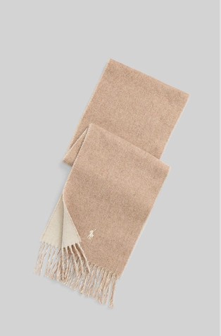 Fringed Wool-blend Scarf