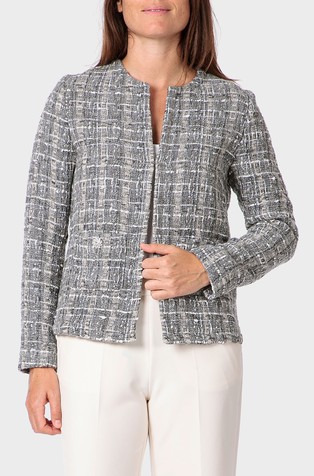 Sako od buklé tkanine