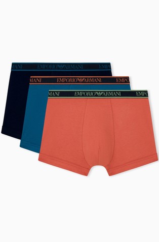 Paket od 3 para bokserica od rastezljivog pamuka s logo obrubom