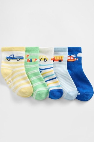 Paket od 5 pari čarapa za bebe