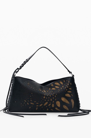 Large Perforated Shoulder Bag