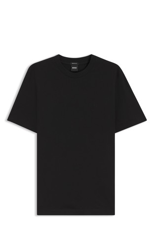 Cotton-jersey T-shirt with logo detail