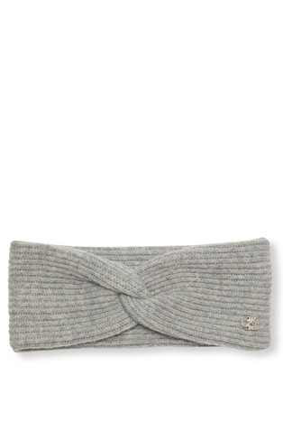 Pletena traka za glavu od mješavine vune s uvijenim detaljem
