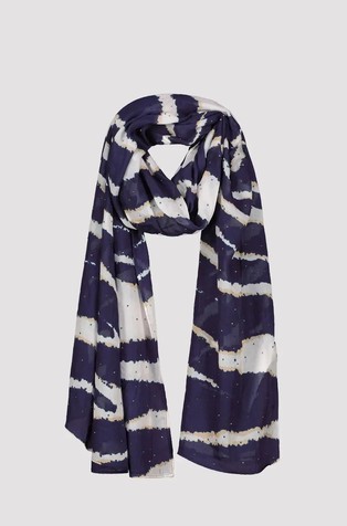 Viskozni šal sa zebrastim uzorkom