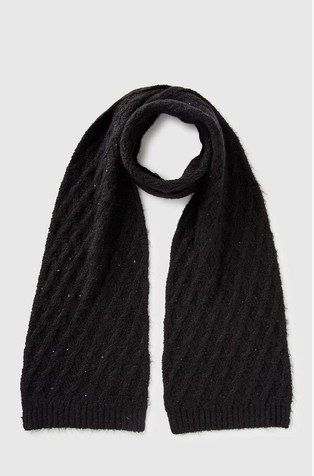 Pleten šal s lurex vlaknima