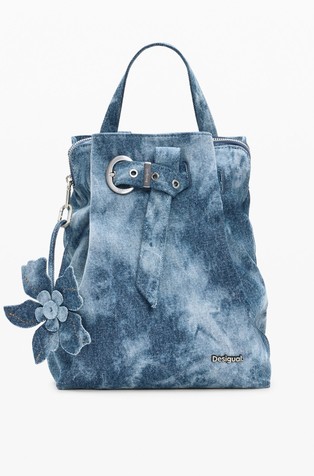 Small denim backpack