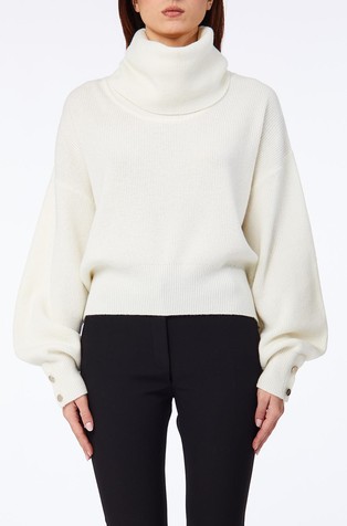 Relaxed wool turtleneck