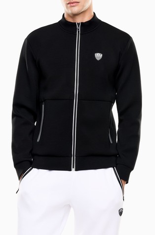 Premium Shield zip-up sweatshirt in blend with viscose
