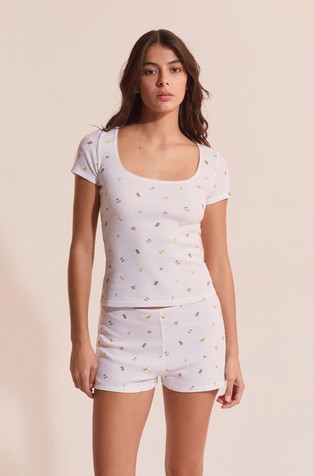 Rives waffle-knit shorts