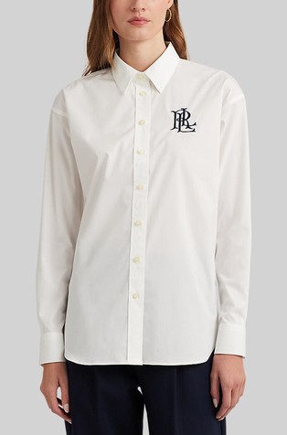 Relaxed fit košulja od rastezljivog pamuka