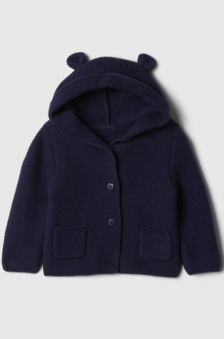 Baby Bear Cardigan With Hood