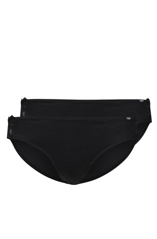 Every day in cotton/lace bikini briefs 2 pack
