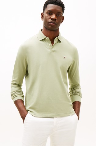 Regular fit polo majica dugih rukava