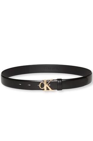 Kožni remen s logo kopčom